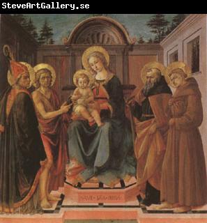 Francesco di Stefano called Pesellino The Virgin and Child Surrounded (mk05)